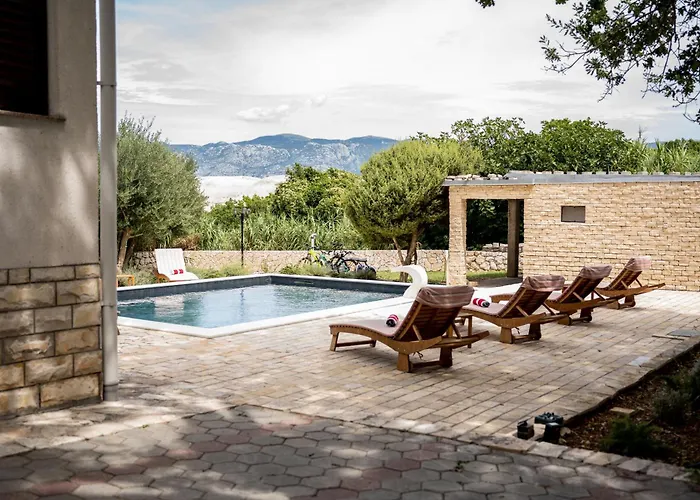 Pag Dubrava Relax With Pool Villa